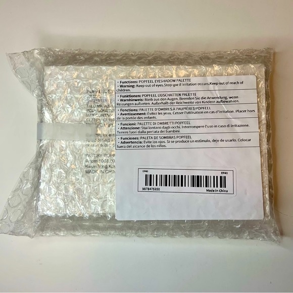 Popfeel EYES Eyeshadow Palette 40 Vibrant Color Sealed In Plastic New In Box NIB - Picture 13 of 16